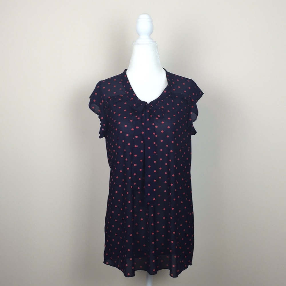 Robin's Nest Maternity - Polka Dot / Bow Top